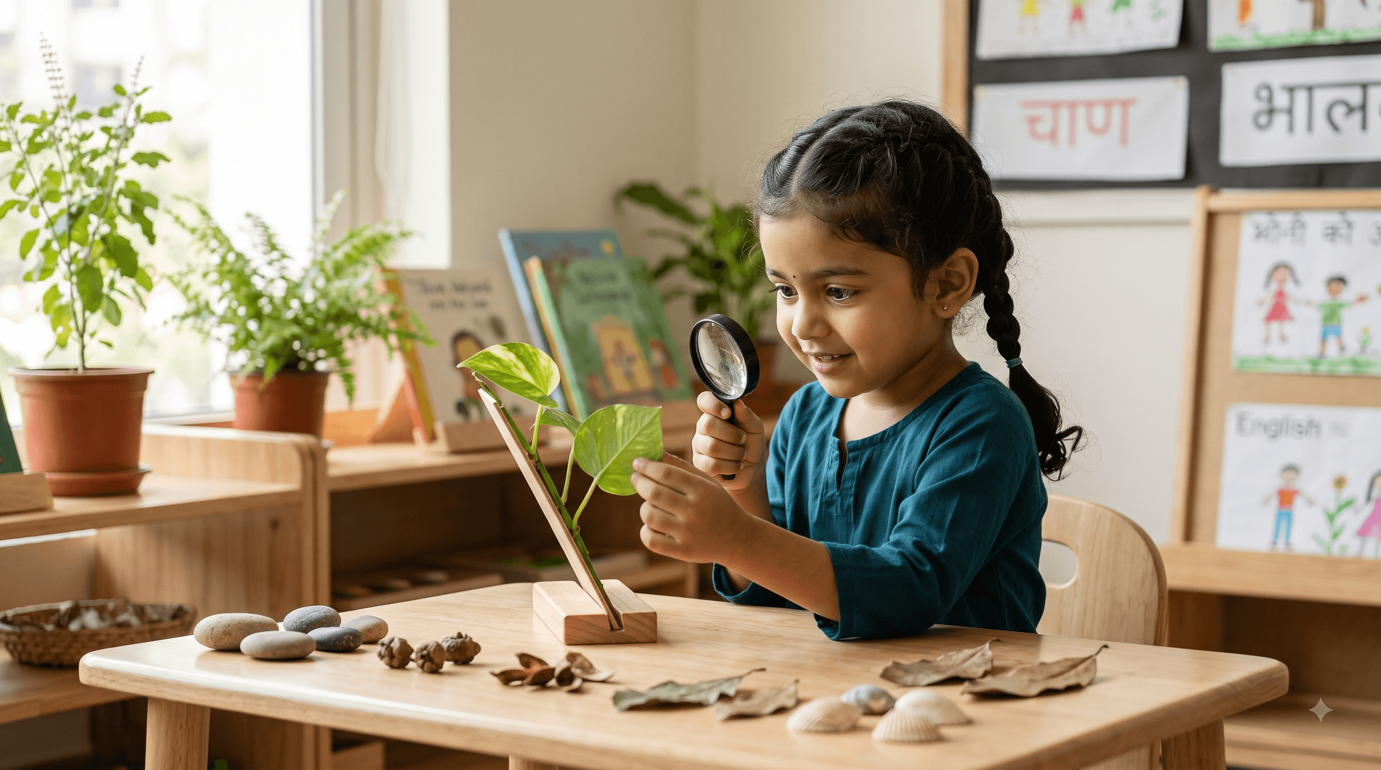 Child exploring